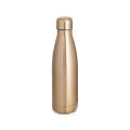 SHOW METALLIC. Edelstahlflasche 510 mL mit mattem Metallic-Finish