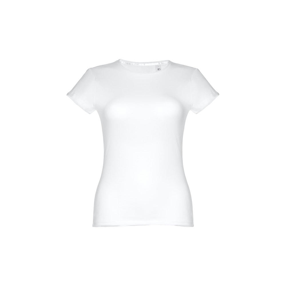 THC SOFIA WH. Tailliertes Damen-T-Shirt aus Baumwolle. Farbe Weiß