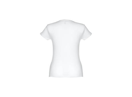 THC SOFIA WH. Tailliertes Damen-T-Shirt aus Baumwolle. Farbe Weiß