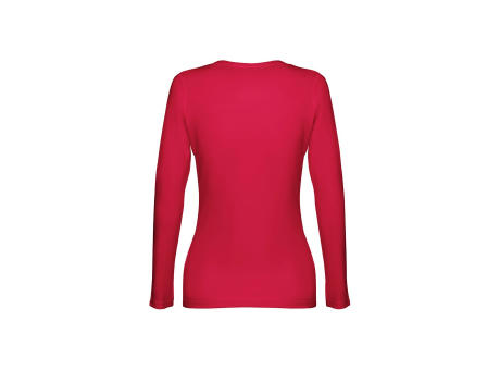 THC BUCHAREST WOMEN. Langärmeliges tailliertes T-Shirt für Frauen aus Baumwolle