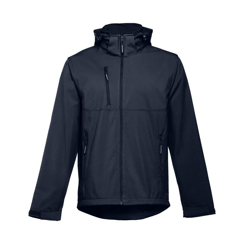 THC ZAGREB. Herren-Softshell-Jacke aus Polyester und Elastan