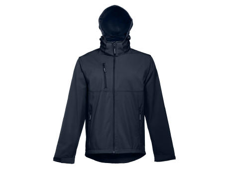 THC ZAGREB. Herren-Softshell-Jacke aus Polyester und Elastan