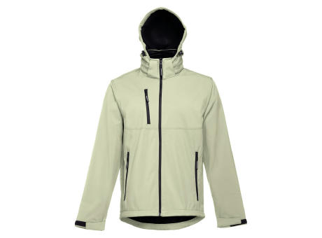THC ZAGREB. Herren-Softshell-Jacke aus Polyester und Elastan