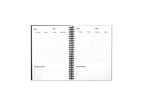 STARTER KIT INFINITE PLANNER A5. Set bestehend aus einem "Infinity Tagebuch", Reinigungsset, Marker und Markerhalter