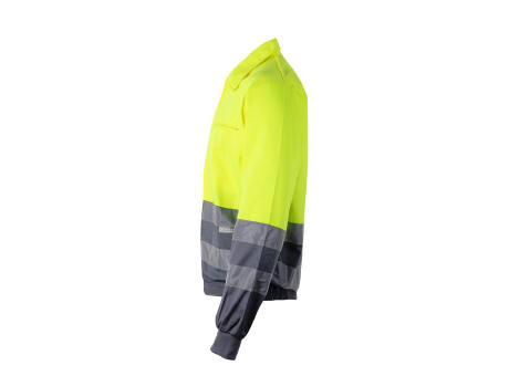 VL NEPTUNE LARGE. Zweifarbige Twill-Jacke (210g/m²) aus Polyester (80%) und Baumwolle (20%)