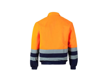 VL NEPTUNE LARGE. Zweifarbige Twill-Jacke (210g/m²) aus Polyester (80%) und Baumwolle (20%)