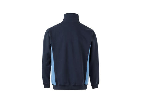 VL SVAROG. Zweifarbiges Frottee-Sweatshirt (260 g/m²), aus Polyester (65 %) und Baumwolle (35 %)