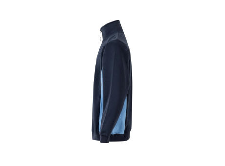 VL SVAROG. Zweifarbiges Frottee-Sweatshirt (260 g/m²), aus Polyester (65 %) und Baumwolle (35 %)
