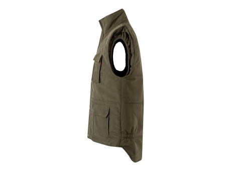VL MEFITIS. Steppweste mit mehreren Taschen (220g/m²), aus Polyester (100%)
