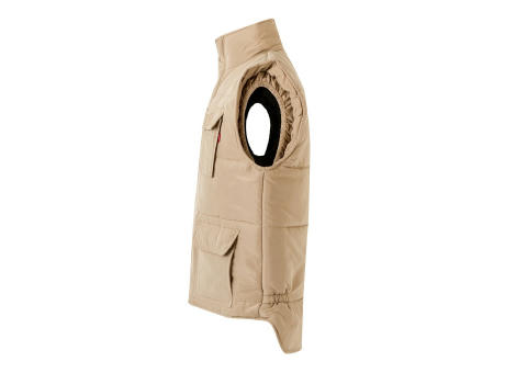 VL MEFITIS. Steppweste mit mehreren Taschen (220g/m²), aus Polyester (100%)