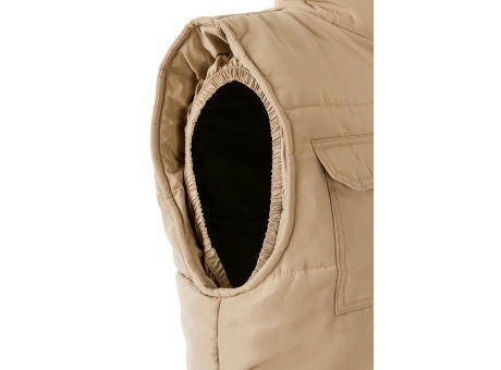VL MEFITIS. Steppweste mit mehreren Taschen (220g/m²), aus Polyester (100%)