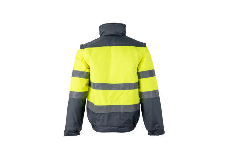 VL JUPITER. Zweifarbige Steppjacke (180g/m²) aus Polyester (100%) mit PU-Beschichtung