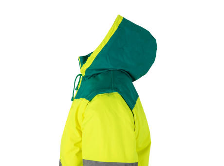 VL JUPITER. Zweifarbige Steppjacke (180g/m²) aus Polyester (100%) mit PU-Beschichtung