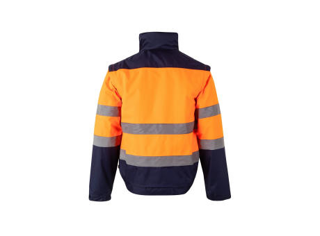 VL JUPITER. Zweifarbige Steppjacke (180g/m²) aus Polyester (100%) mit PU-Beschichtung