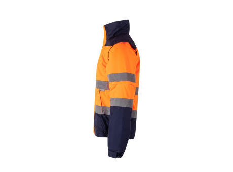 VL JUPITER. Zweifarbige Steppjacke (180g/m²) aus Polyester (100%) mit PU-Beschichtung