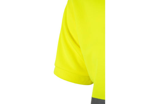 VL CUPID LARGE. Zweifarbiges Poloshirt im Bird-Eye-Design (160g/m²) mit kurzen Ärmeln, aus Polyester (100%)