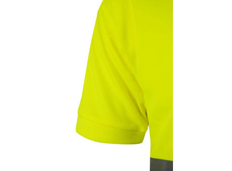 VL CUPID LARGE. Zweifarbiges Poloshirt im Bird-Eye-Design (160g/m²) mit kurzen Ärmeln, aus Polyester (100%)