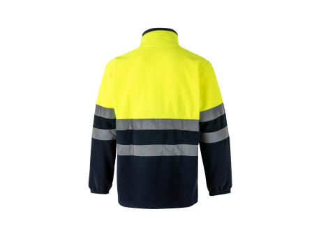 VL EROS. Zweifarbige Fleecejacke (280g/m²), aus Polyester (100%)