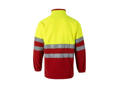 VL EROS. Zweifarbige Fleecejacke (280g/m²), aus Polyester (100%)