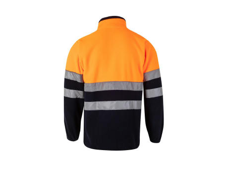 VL EROS. Zweifarbige Fleecejacke (280g/m²), aus Polyester (100%)