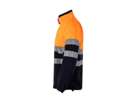 VL EROS. Zweifarbige Fleecejacke (280g/m²), aus Polyester (100%)