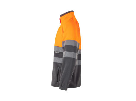 VL EROS. Zweifarbige Fleecejacke (280g/m²), aus Polyester (100%)