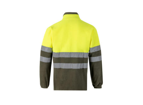 VL EROS. Zweifarbige Fleecejacke (280g/m²), aus Polyester (100%)