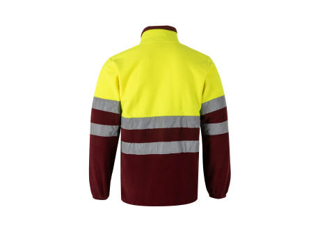 VL EROS. Zweifarbige Fleecejacke (280g/m²), aus Polyester (100%)