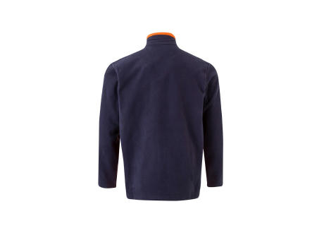 VL GERAS. Zweifarbige Fleecejacke (220g/m²) aus Polyester (100%)