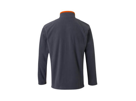 VL GERAS. Zweifarbige Fleecejacke (220g/m²) aus Polyester (100%)