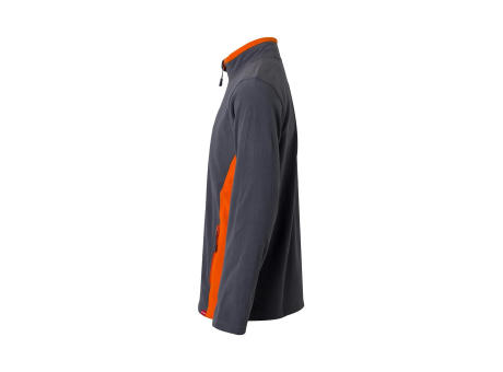 VL GERAS. Zweifarbige Fleecejacke (220g/m²) aus Polyester (100%)