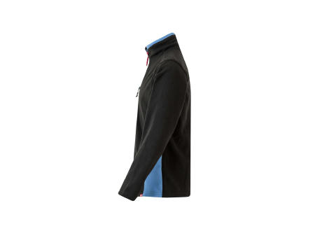 VL GERAS. Zweifarbige Fleecejacke (220g/m²) aus Polyester (100%)