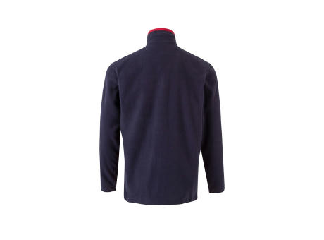 VL GERAS. Zweifarbige Fleecejacke (220g/m²) aus Polyester (100%)