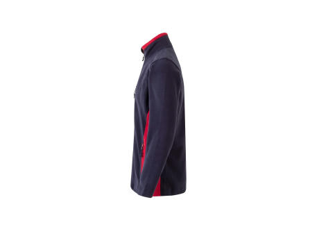 VL GERAS. Zweifarbige Fleecejacke (220g/m²) aus Polyester (100%)