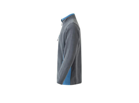VL GERAS. Zweifarbige Fleecejacke (220g/m²) aus Polyester (100%)