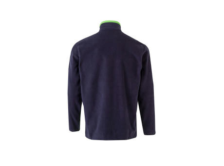 VL GERAS. Zweifarbige Fleecejacke (220g/m²) aus Polyester (100%)