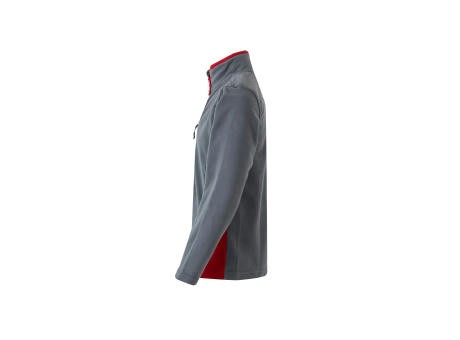 VL GERAS. Zweifarbige Fleecejacke (220g/m²) aus Polyester (100%)