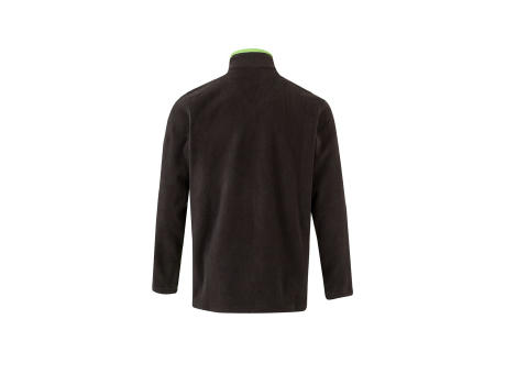 VL GERAS. Zweifarbige Fleecejacke (220g/m²) aus Polyester (100%)
