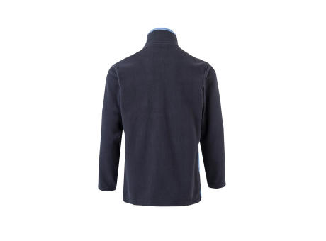 VL GERAS. Zweifarbige Fleecejacke (220g/m²) aus Polyester (100%)