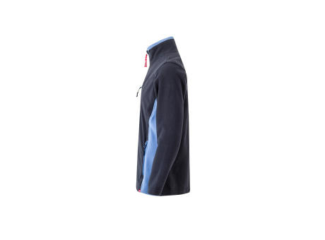 VL GERAS. Zweifarbige Fleecejacke (220g/m²) aus Polyester (100%)