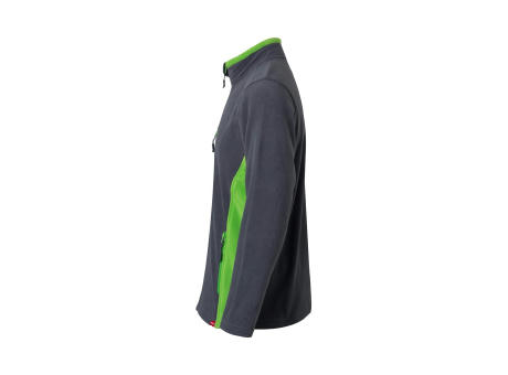VL GERAS. Zweifarbige Fleecejacke (220g/m²) aus Polyester (100%)
