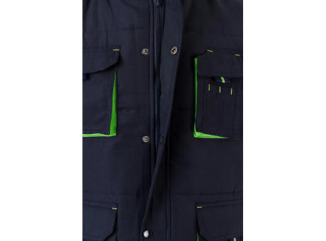 VL NERGAL. Steppweste, zweifarbig, mit mehreren Taschen (120g/m²), aus Polyester (100%)