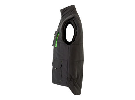 VL NERGAL. Steppweste, zweifarbig, mit mehreren Taschen (120g/m²), aus Polyester (100%)