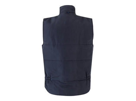 VL NERGAL. Steppweste, zweifarbig, mit mehreren Taschen (120g/m²), aus Polyester (100%)