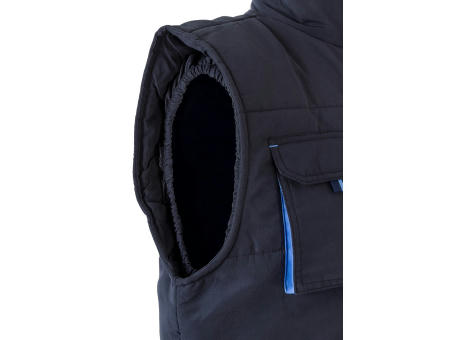 VL NERGAL. Steppweste, zweifarbig, mit mehreren Taschen (120g/m²), aus Polyester (100%)