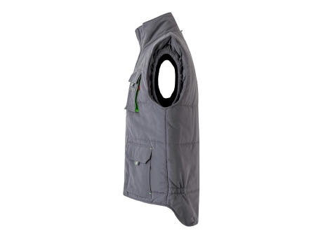 VL NERGAL. Steppweste, zweifarbig, mit mehreren Taschen (120g/m²), aus Polyester (100%)