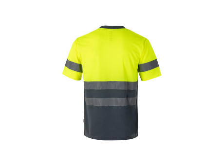 VL BRAHMA LARGE. Zweifarbiges technisches T-Shirt mit Bird-Eye-Design (140 g/m²), aus Polyester (100%)