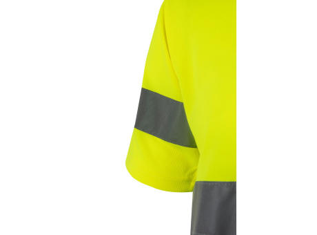 VL BRAHMA LARGE. Zweifarbiges technisches T-Shirt mit Bird-Eye-Design (140 g/m²), aus Polyester (100%)