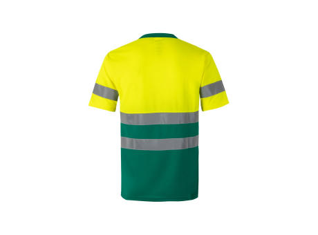 VL BRAHMA LARGE. Zweifarbiges technisches T-Shirt mit Bird-Eye-Design (140 g/m²), aus Polyester (100%)