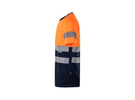 VL BRAHMA LARGE. Zweifarbiges technisches T-Shirt mit Bird-Eye-Design (140 g/m²), aus Polyester (100%)
